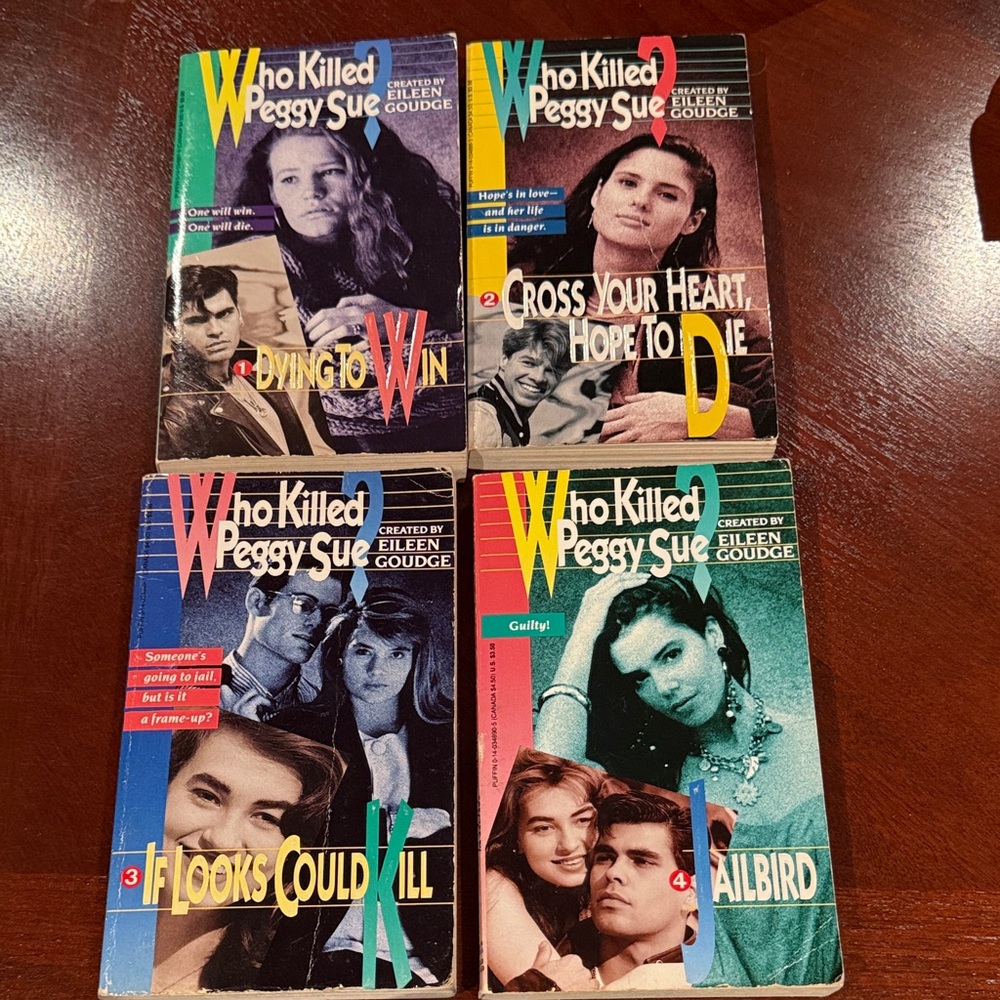 Who Killed Peggy Sue complete book series, Eileen Goudge